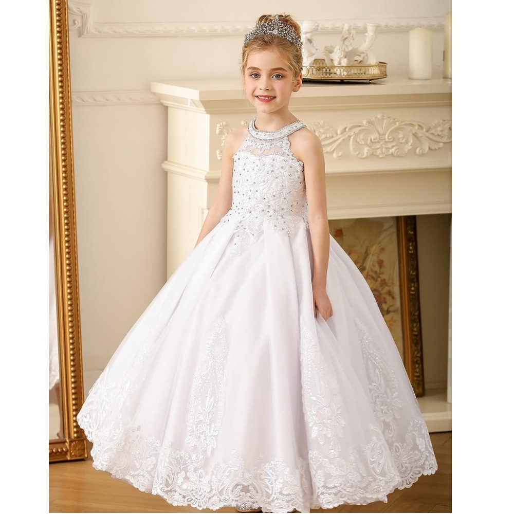 GIRLS WHITE DRESS
